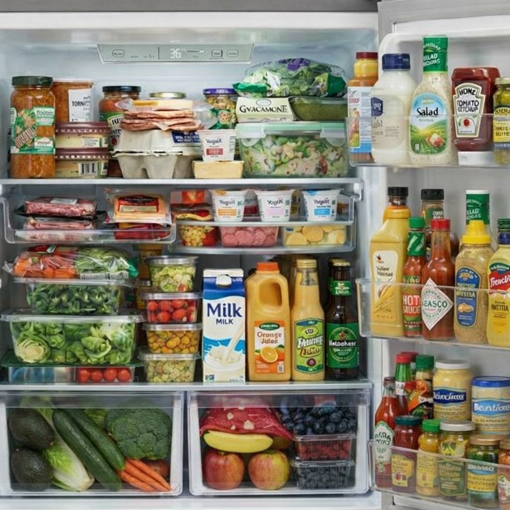 Food packaging blocking a Frigidaire freezer drawer from closing fully