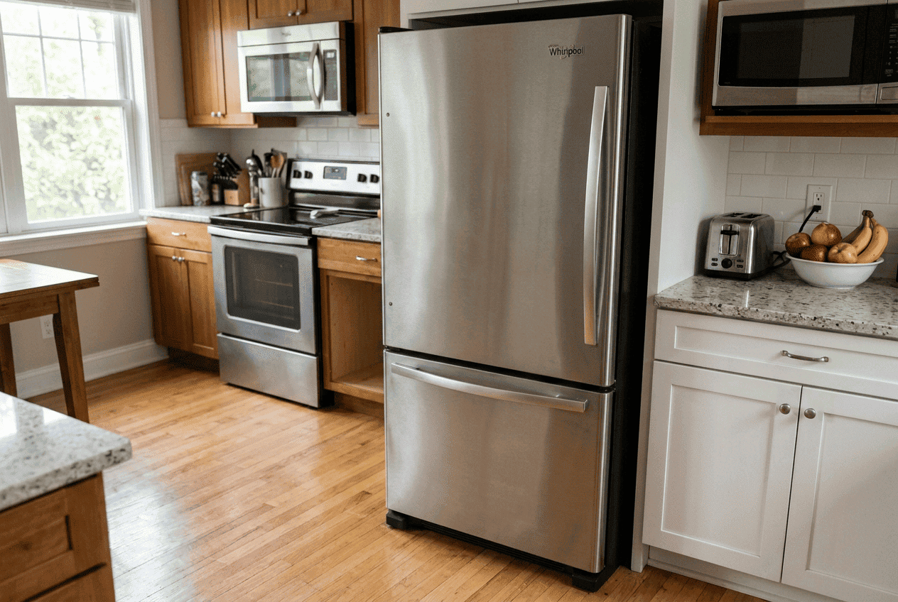 Whirlpool bottom freezer refrigerator